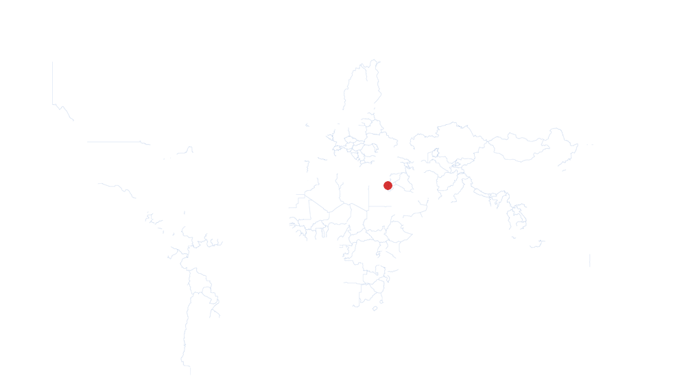 Jérusalem auf der Karte vom GEOQUIZ eingezeichnet